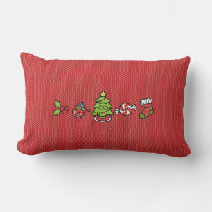 Niedliche Weihnachten Lendenkissen