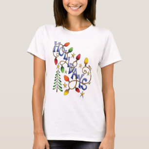 Niedliche Weihnachten, Lichter und Sterne mit Urla T-Shirt