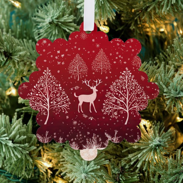 Niedliche Weihnachten Ornament Karte (Insitu (Baum))