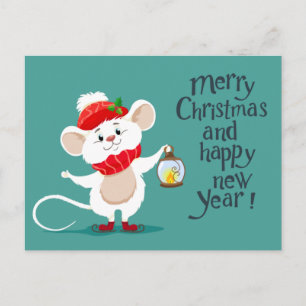 Niedliche Weihnachten Postkarte