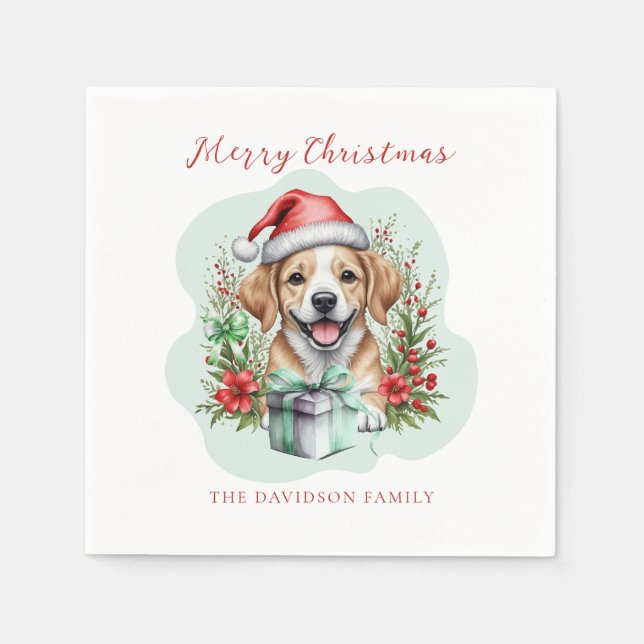 Niedliche Weihnachten Serviette (Vorderseite)