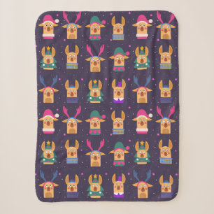 Niedliche Weihnachten Sherpadecke