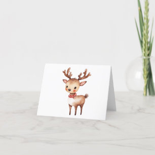 Niedliche Weihnachten und Feiertage Rentier BLANK