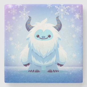 Niedliche Weihnachten/Winterjeti Steinuntersetzer