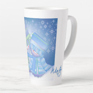 Niedliche Weihnachts-Blues Milchtasse