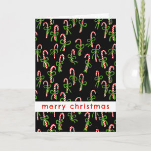 Niedliche Weihnachts-Candy Canes Xmas Sweet Holida Karte