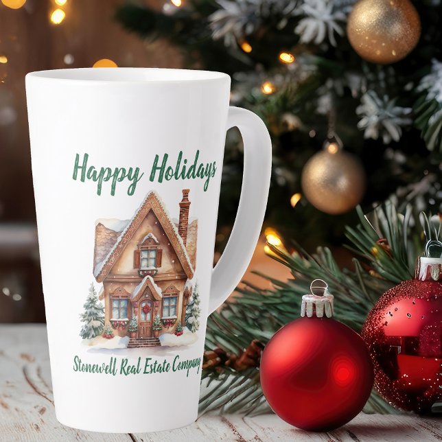 Niedliche Weihnachts-Zuhause Personalisiert Realto Milchtasse (Von Creator hochgeladen)