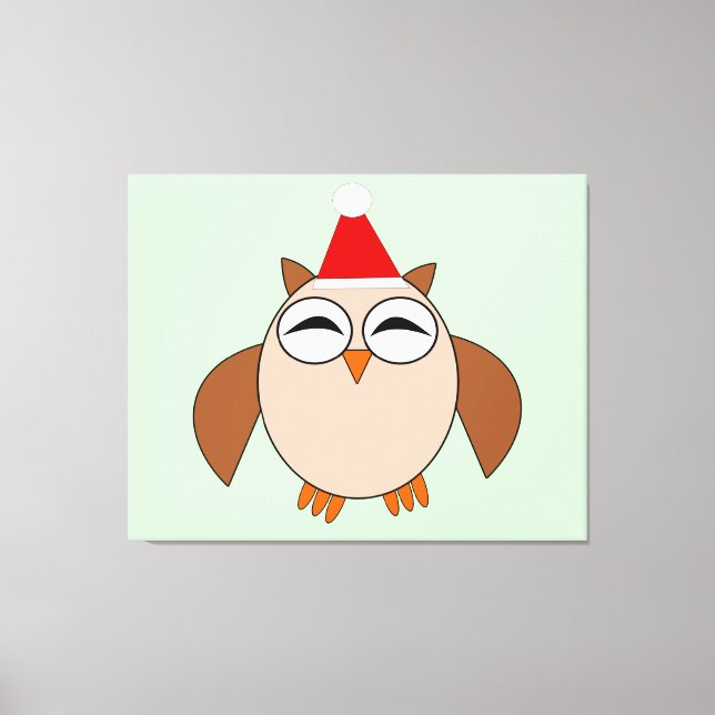 Niedliche Weihnachtsausstellung Leinwanddruck (Vorderseite)