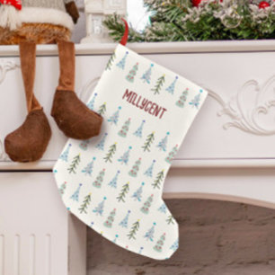 Niedliche Weihnachtsbäume Kleiner Weihnachtsstrumpf
