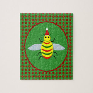Niedliche Weihnachtsbäume und Poinsettia-Blume