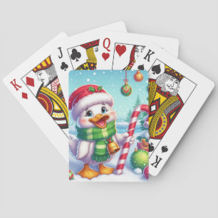 Niedliche Weihnachtsbaumkarten Spielkarten