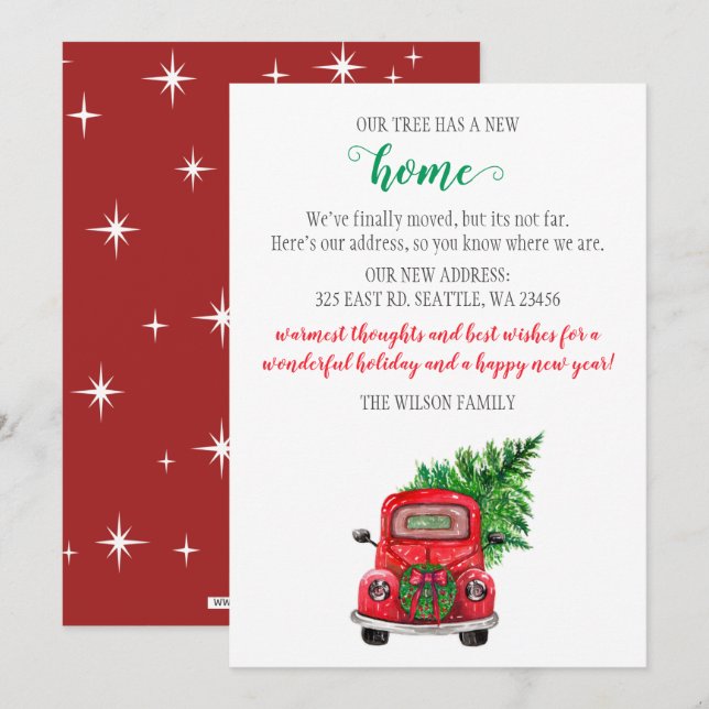 Niedliche Weihnachtsbaumwagen Wir haben Weihnachts (Vorne/Hinten)