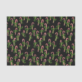 Niedliche Weihnachtscreme Canes Xmas Weihnachtsges Seidenpapier