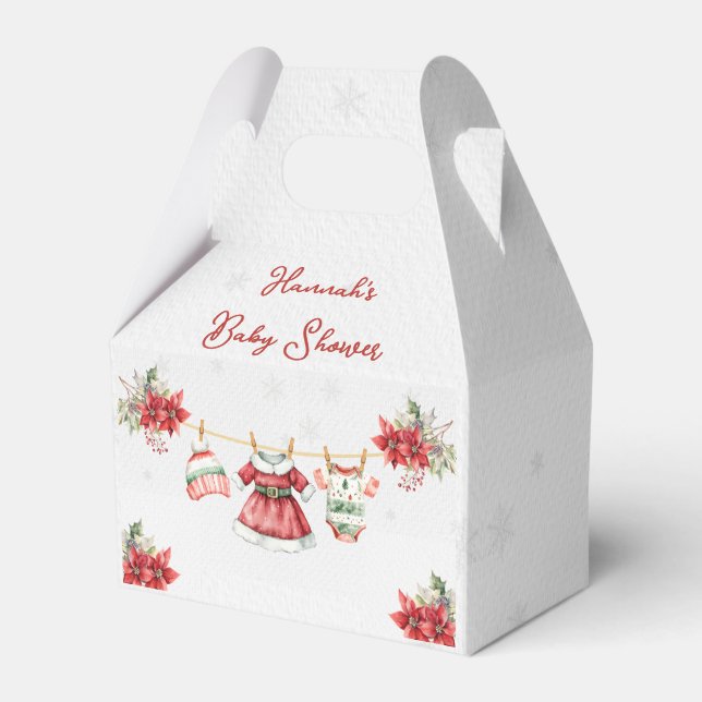 Niedliche Weihnachtscreme Geschenkschachtel (Vorderseite)
