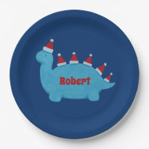 Niedliche Weihnachtsdinosaurier Festtagsname