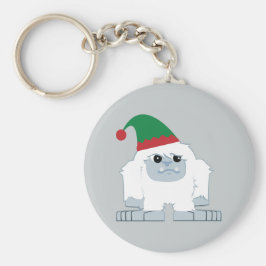 Niedliche Weihnachtself Yeti Schlüsselanhänger