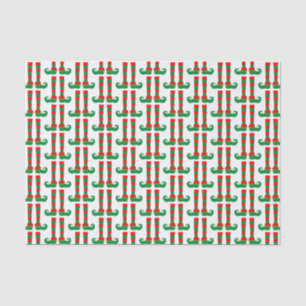 Niedliche Weihnachtselfen-Leggings Seidenpapier