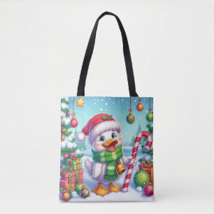 Niedliche Weihnachtsente Tasche