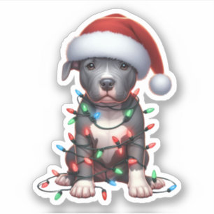 Niedliche Weihnachtsfeier Aufkleber