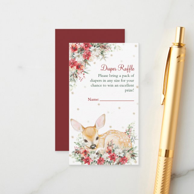 Niedliche Weihnachtsfeier Begleitkarte (Vorderseite/Rückseite Beispiel)