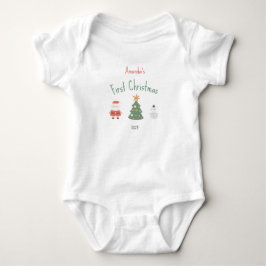 Niedliche Weihnachtsfeier des Weihnachtsjunges Baby Strampler