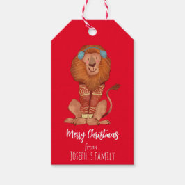 Niedliche Weihnachtsfeier Geschenkanhänger
