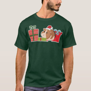 Niedliche Weihnachtsfeier Guinea Schweinefleisch m T-Shirt