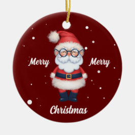 Niedliche Weihnachtsfeier Keramik Keramik Ornament
