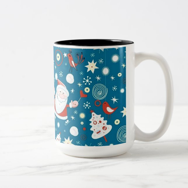Niedliche Weihnachtsfeier Tasse (Rechts)