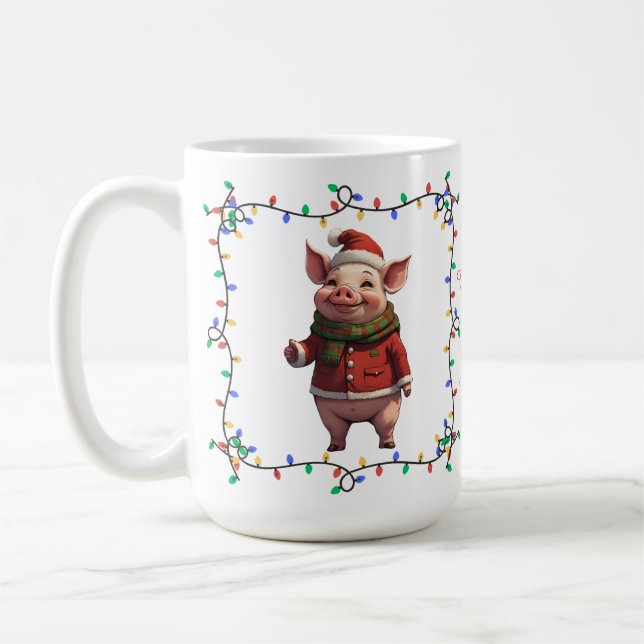 Niedliche Weihnachtsfeier Tasse (Links)