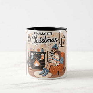 Niedliche Weihnachtsfeier Tasse - Chill Vibes Desi
