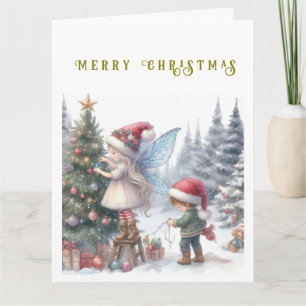 Niedliche Weihnachtsfeiern Weihnachtskarte Karte