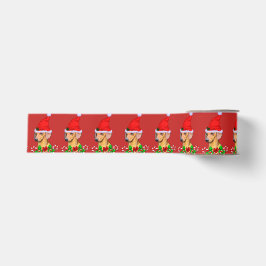 Niedliche Weihnachtsfeiertage Dackel Ripsband