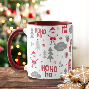 Niedliche Weihnachtsfeiertage im Weihnachtsmann Tasse