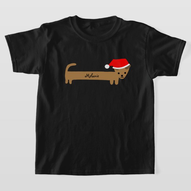 Niedliche Weihnachtsfeiertage Individuelle Name Ki T-Shirt (Ablage )
