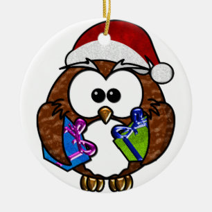 Niedliche Weihnachtsfeiertage Keramikornament