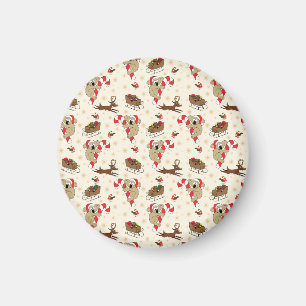 Niedliche Weihnachtsfeiertage Magnet