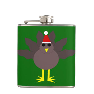 Niedliche Weihnachtsflasche Flachmann