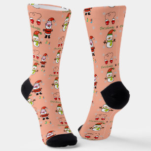 niedliche Weihnachtsfreude Socken