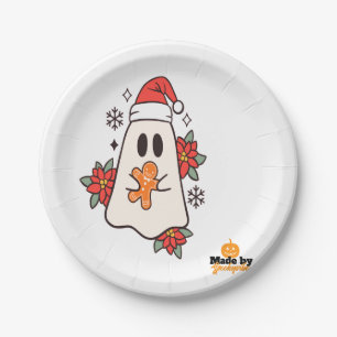 Niedliche Weihnachtsgeister-Tasse   Holiday Ginger Pappteller