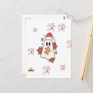 Niedliche Weihnachtsgeister-Tasse | Holiday Ginger Postkarte