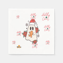 Niedliche Weihnachtsgeister-Tasse | Holiday Ginger Serviette
