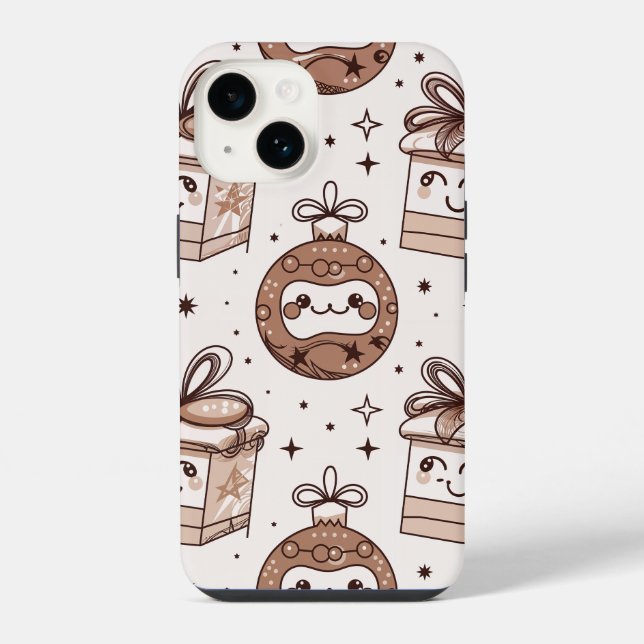 Niedliche Weihnachtsgeschenke iPhone 14 Hülle (Rückseite)