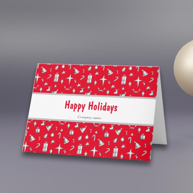 Niedliche Weihnachtsgeschenke und Sterne Illustrie Karte (Von Creator hochgeladen)