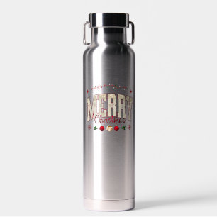 Niedliche Weihnachtsgestaltung Trinkflasche
