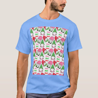 Niedliche Weihnachtsgnomes Ho Ho Ho Graphic T-Shirt