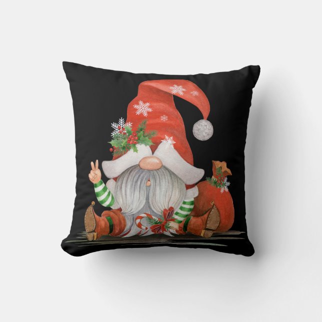 Niedliche Weihnachtsgottesdienste-Wohngestaltung Kissen (Vorderseite)