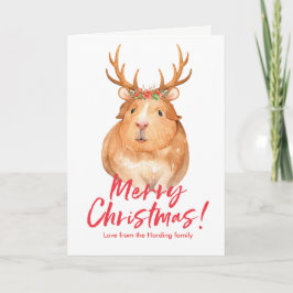 Niedliche WeihnachtsHamsterkarte Feiertagskarte