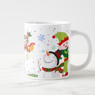 Niedliche Weihnachtsjubiläum-Tasse Jumbo-Tasse