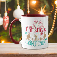Niedliche Weihnachtskalorien zählen nicht Cookie